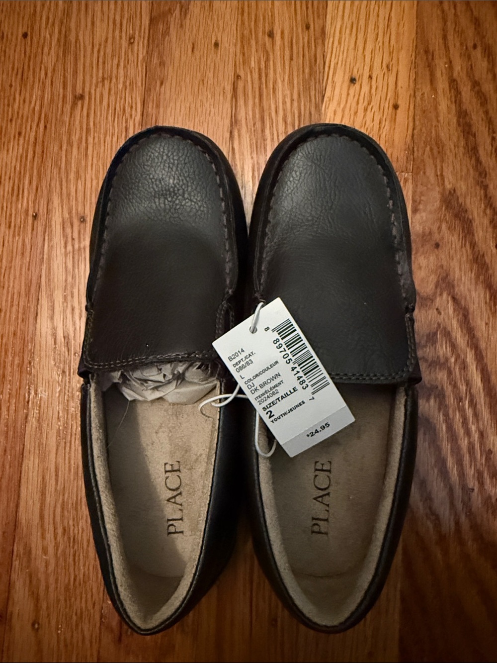 The Children's Place Dark Brown Boys Slip-On Loafers